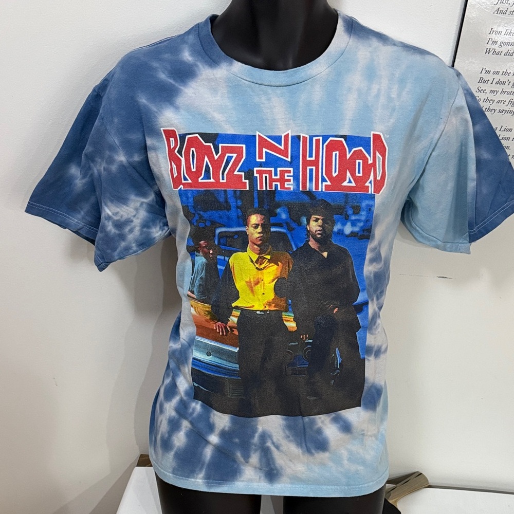 Graphic Blue Tie-Dye T-Shirt